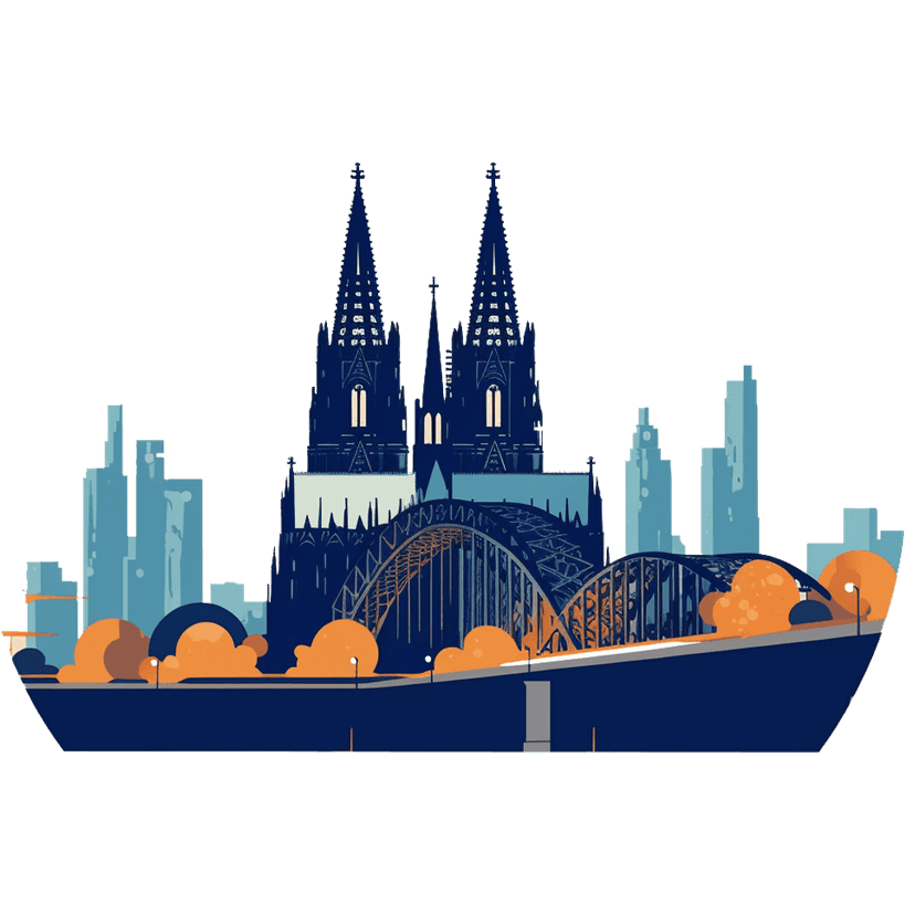 Thesis-Elearning.com Illustration der Stadt Köln