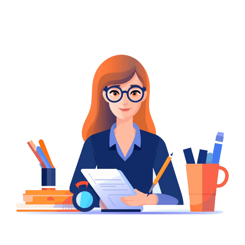 Thesis-Elearning.com Student, der am Laptop arbeitet